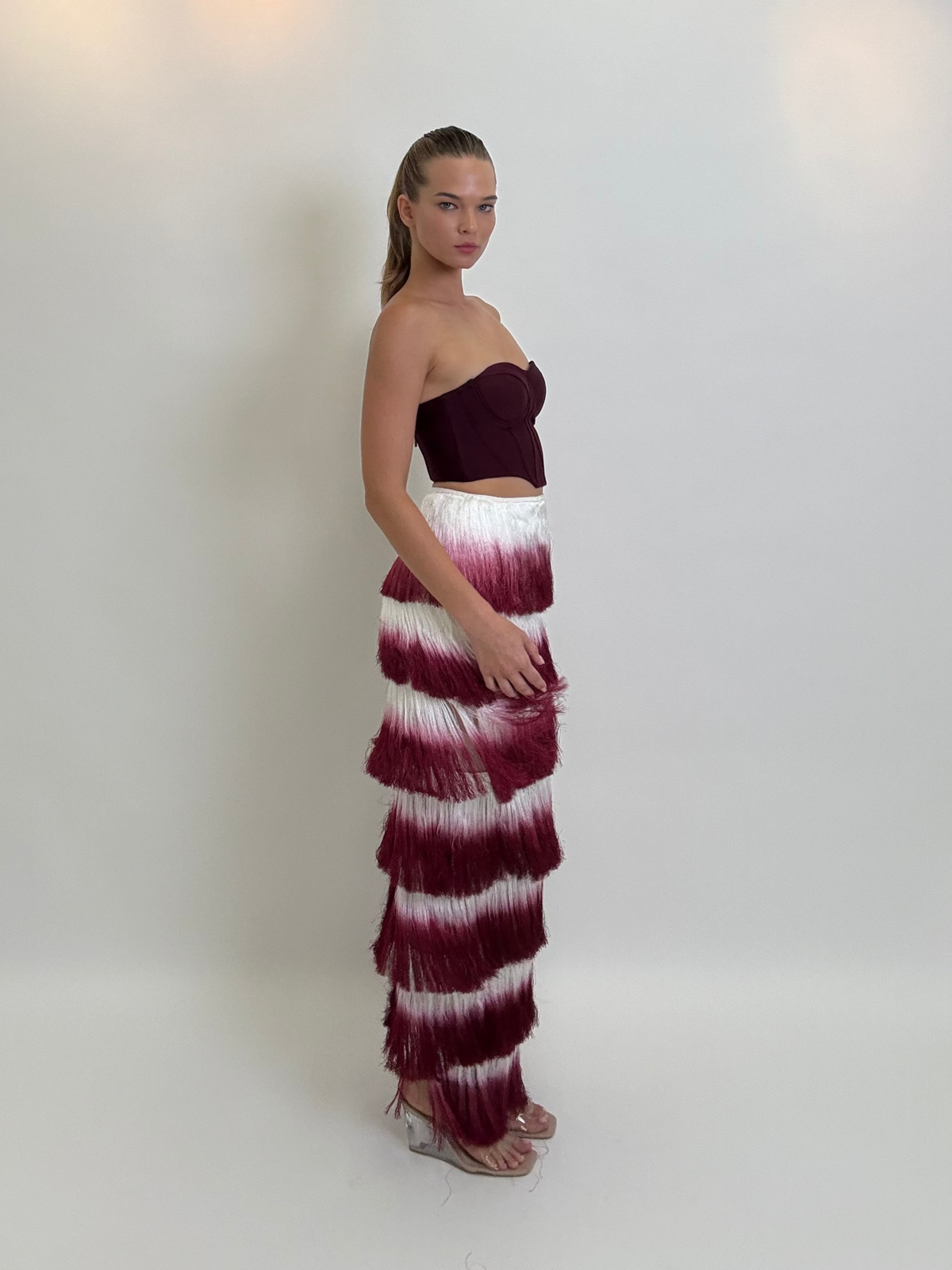 The Collins Fringe Skirt Set
