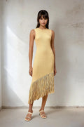 Knit Fringe Dress