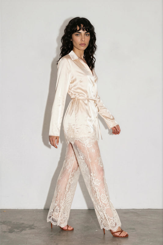 The Maye Lace Pant Set