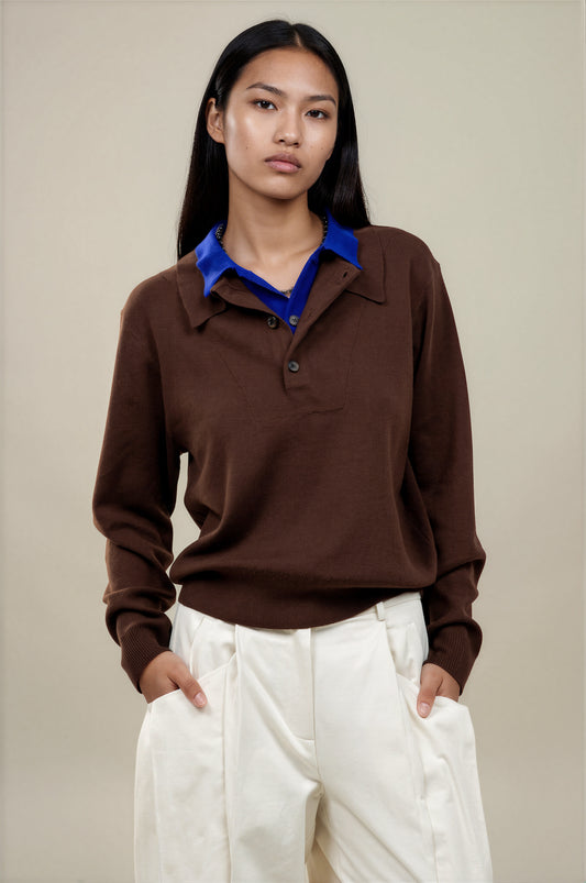 The Brooke Layered collar sweater