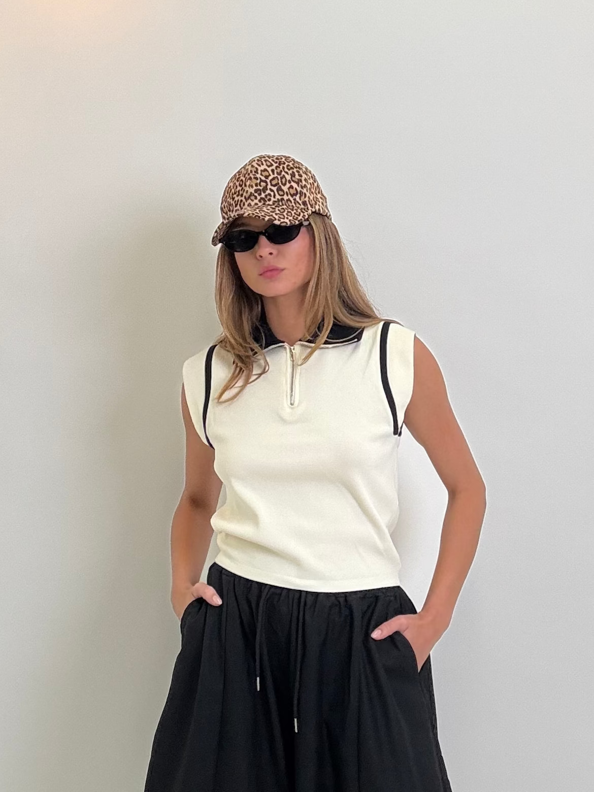Zip Knit Top
