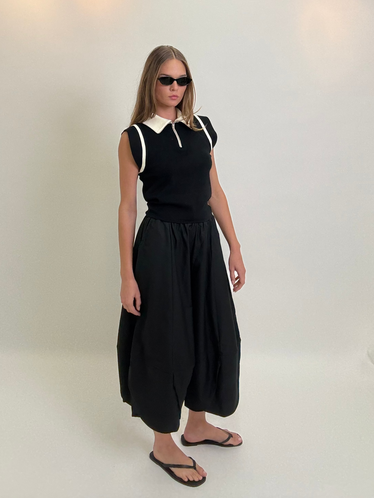 Zip Knit Top