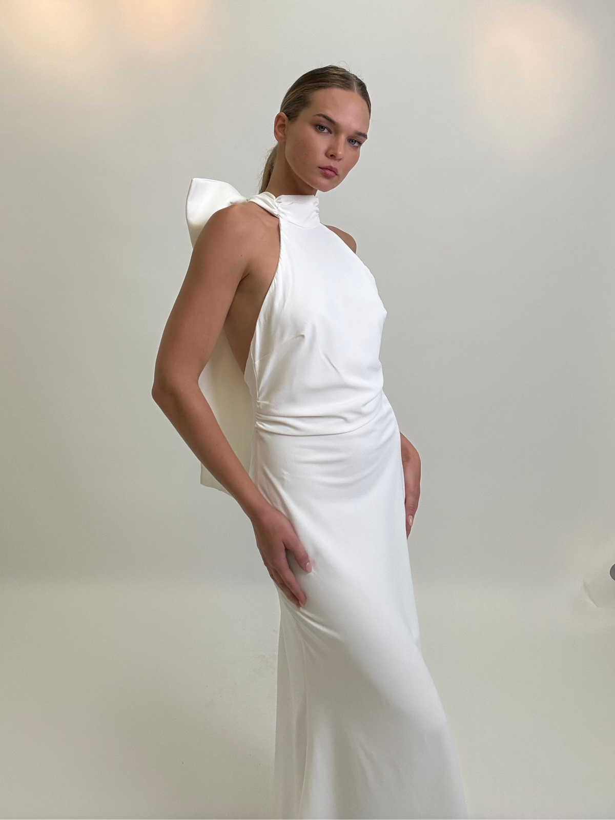 Tie Back Midi Dress