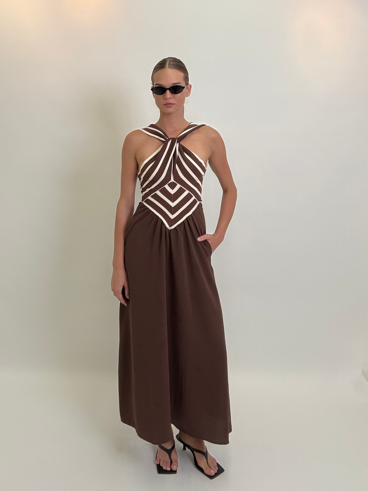 Banded Top Maxi Dress