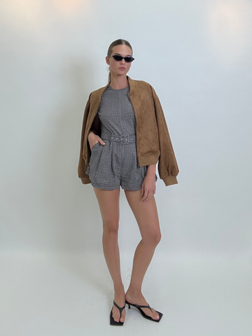 Gingham Romper