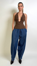 Drawstring Barrel Pant