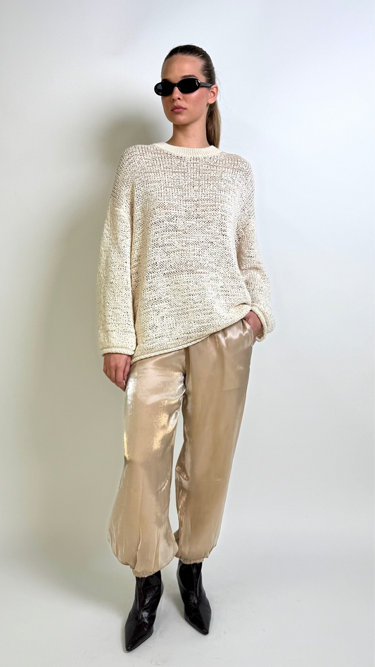 Metallic Balloon Pant