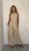 Drawstring Bubble Pant