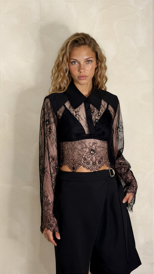The Vida Lace Shirt