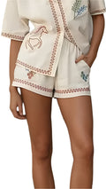 The Fiona Embroidery Short