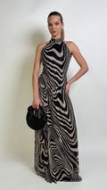 The Zebra Maxi Dress