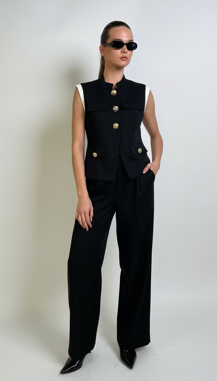 Contrast Trouser