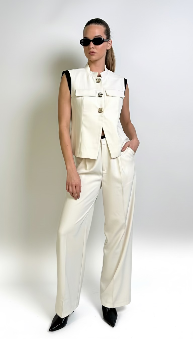 Contrast Trouser