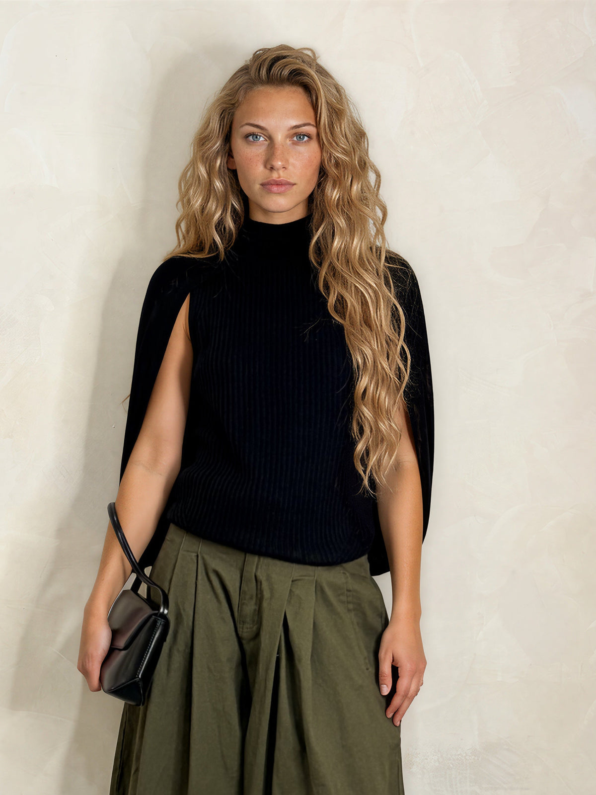 The Dalia Cape Sweater
