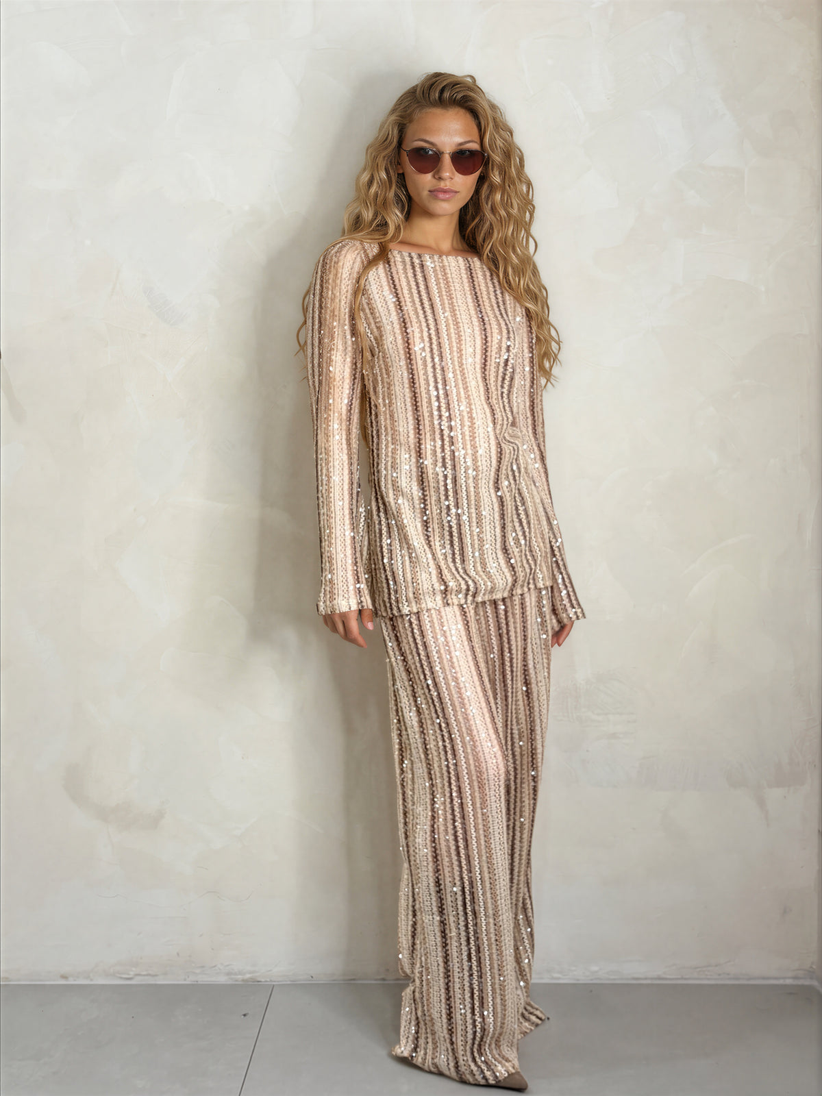 The Akaia Sequin Pant