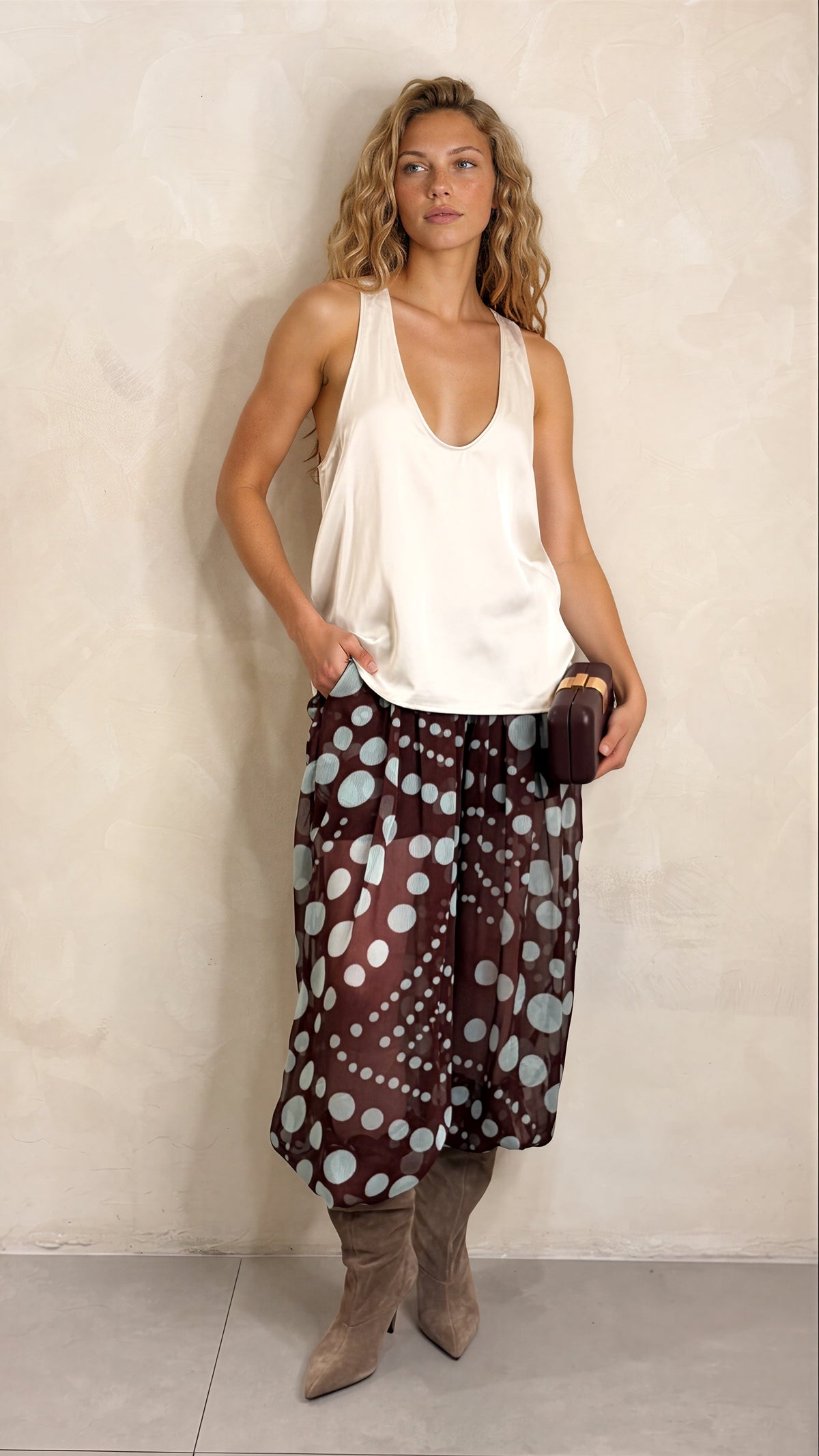 Aven Polka Dot Pant