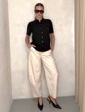 Soft Denim Barrel Pant