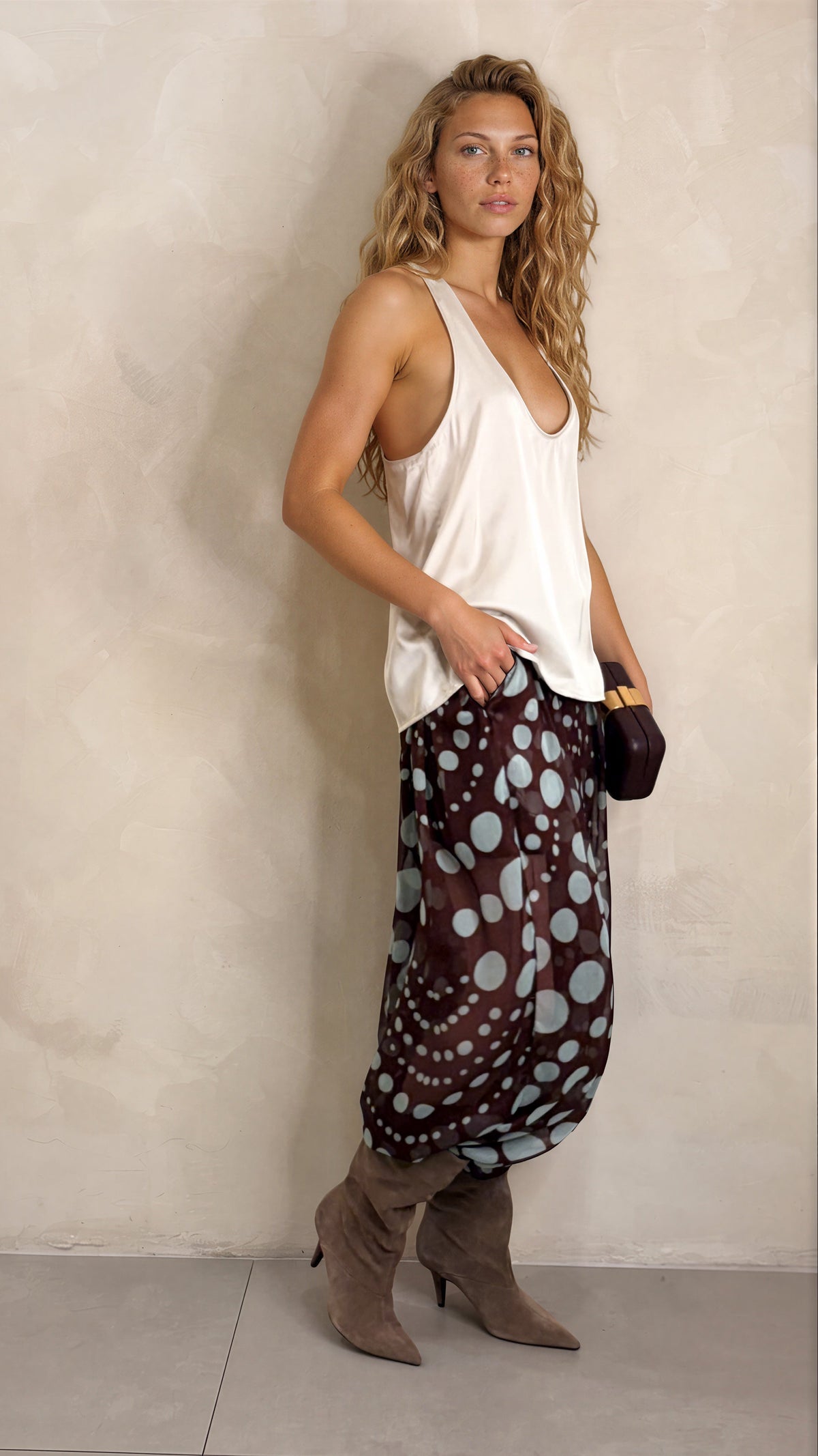 Aven Polka Dot Pant