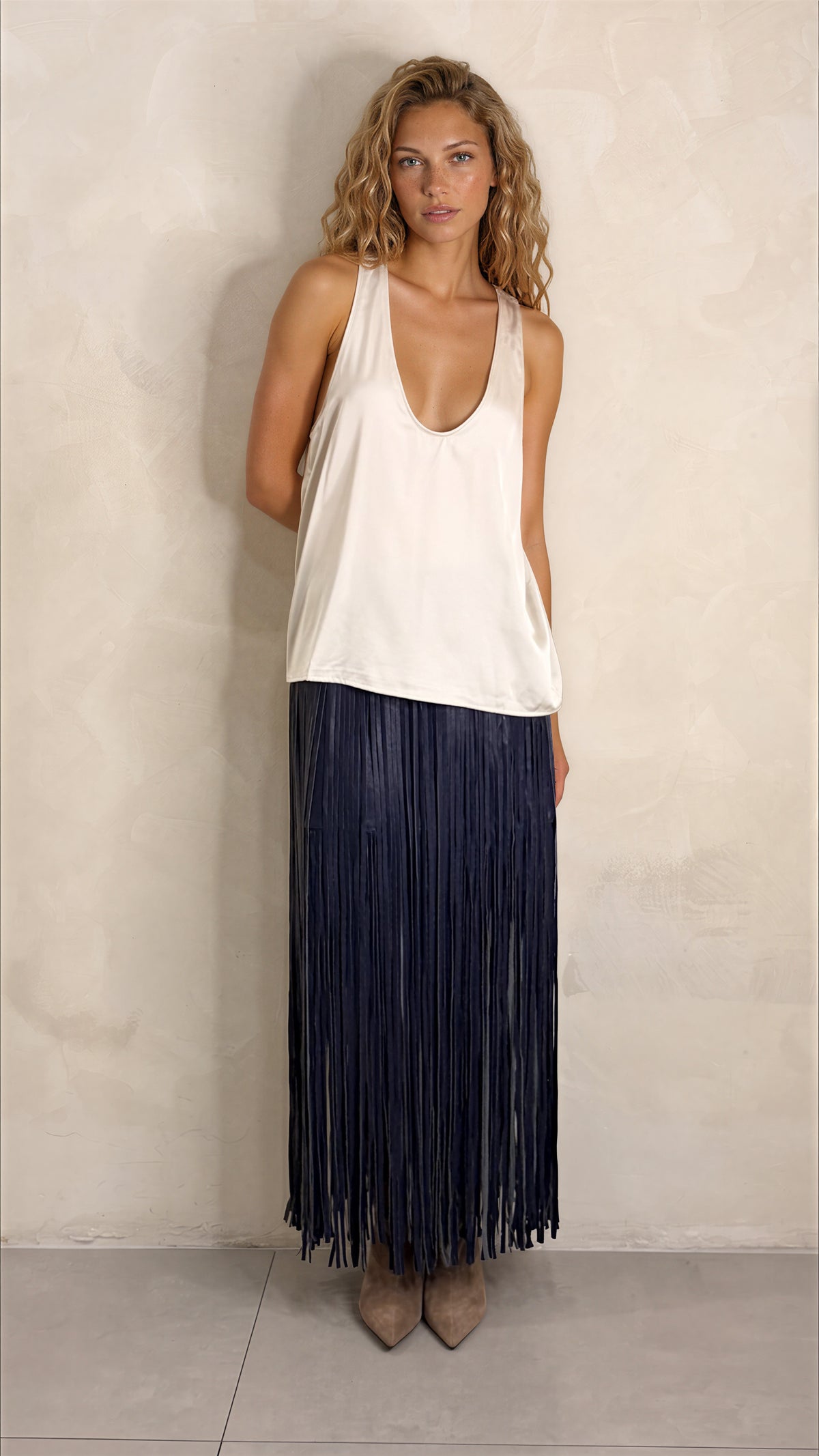 The Jule Satin Tank