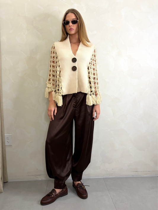 The Bubble Pleated Trouser