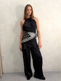 The Drape/Scarf Pant Set