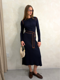 Belted Rib Dress