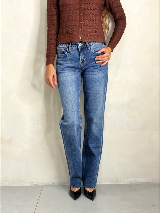 The Juliette M/R Straight Leg Jean