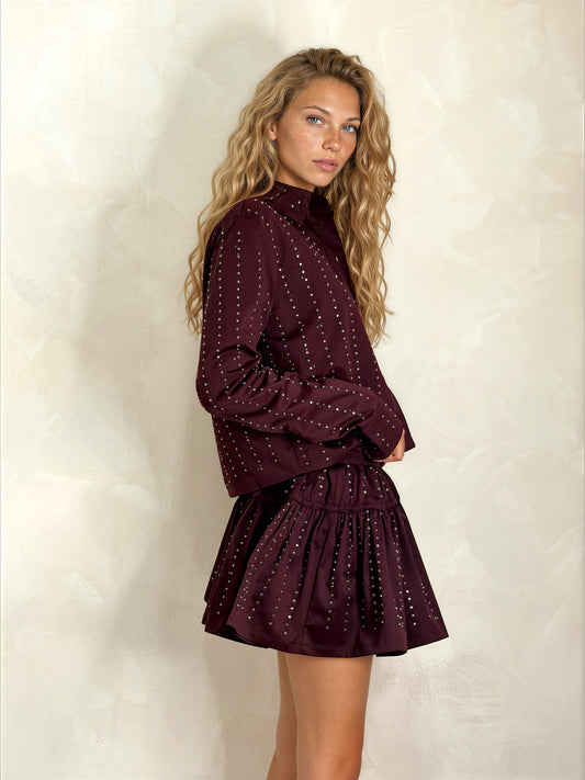 The Caleb Studded Skirt