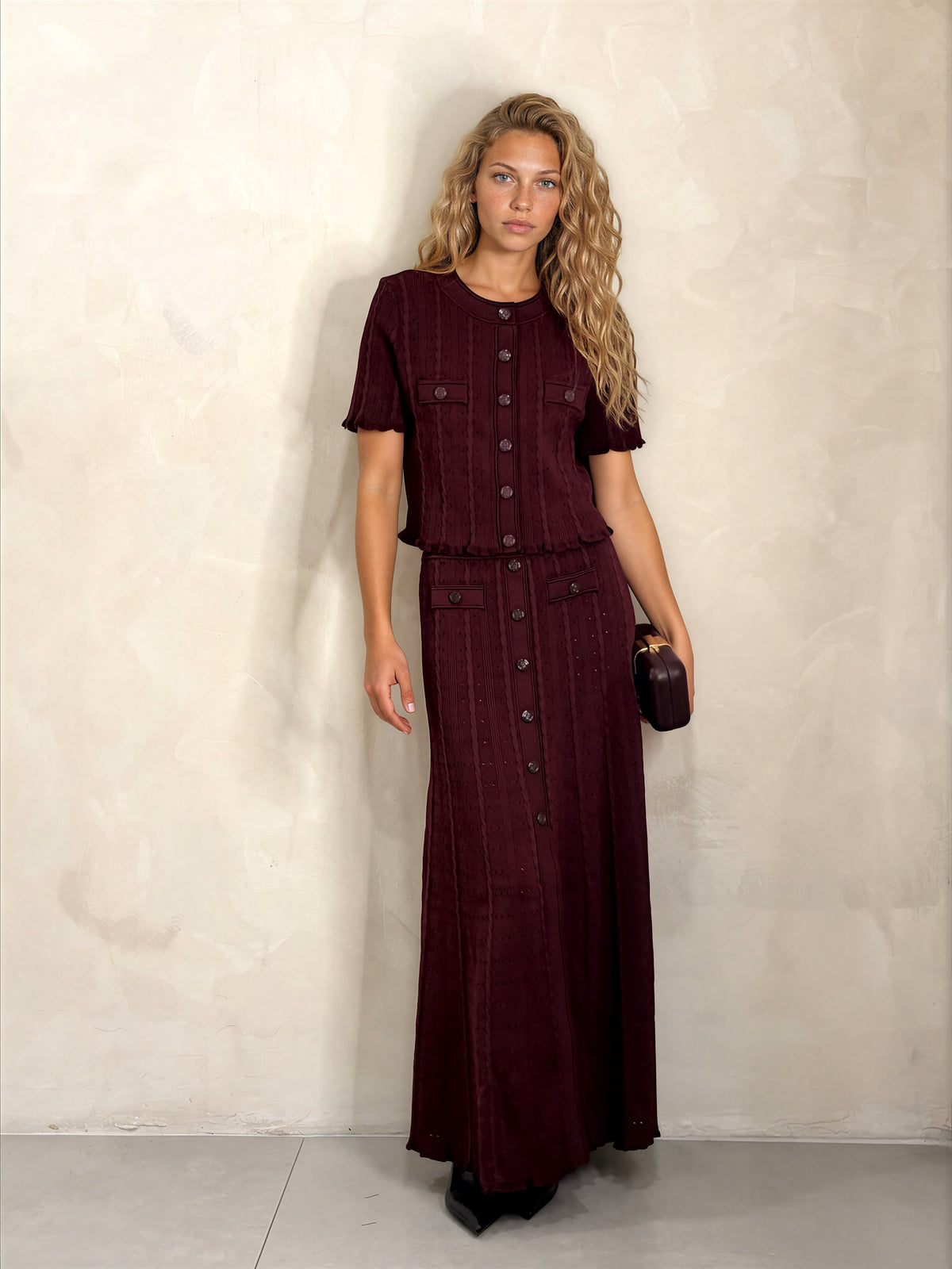 The Krisse Knit Maxi Skirt