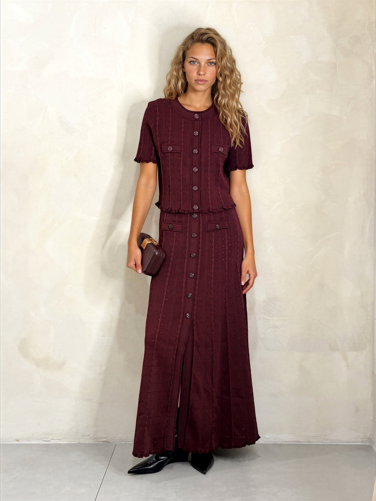 The Krisse Knit Maxi Skirt