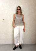 Tie Hem Bubble Pant