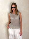 Metallic Fringe Tank