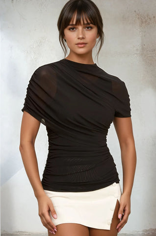 The Mesh Cape  Top