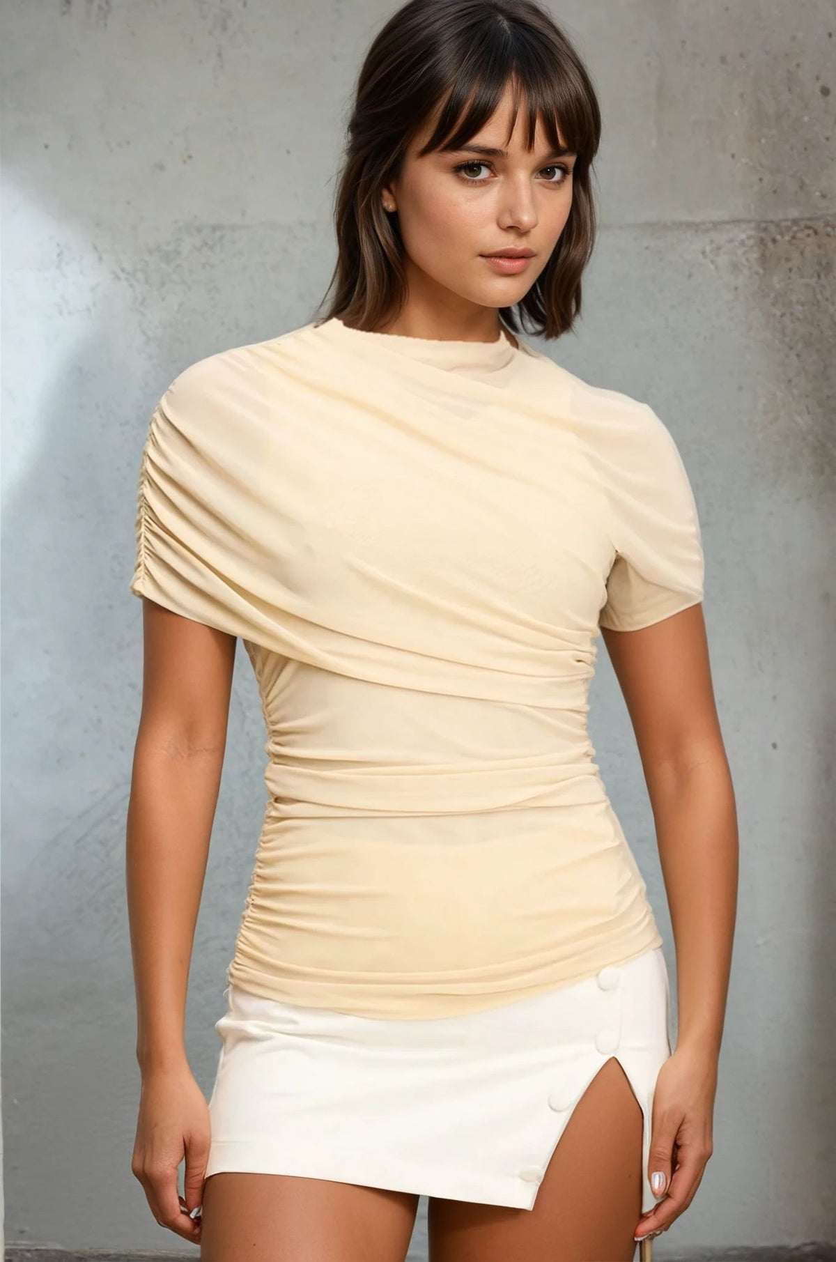 The Mesh Cape Top