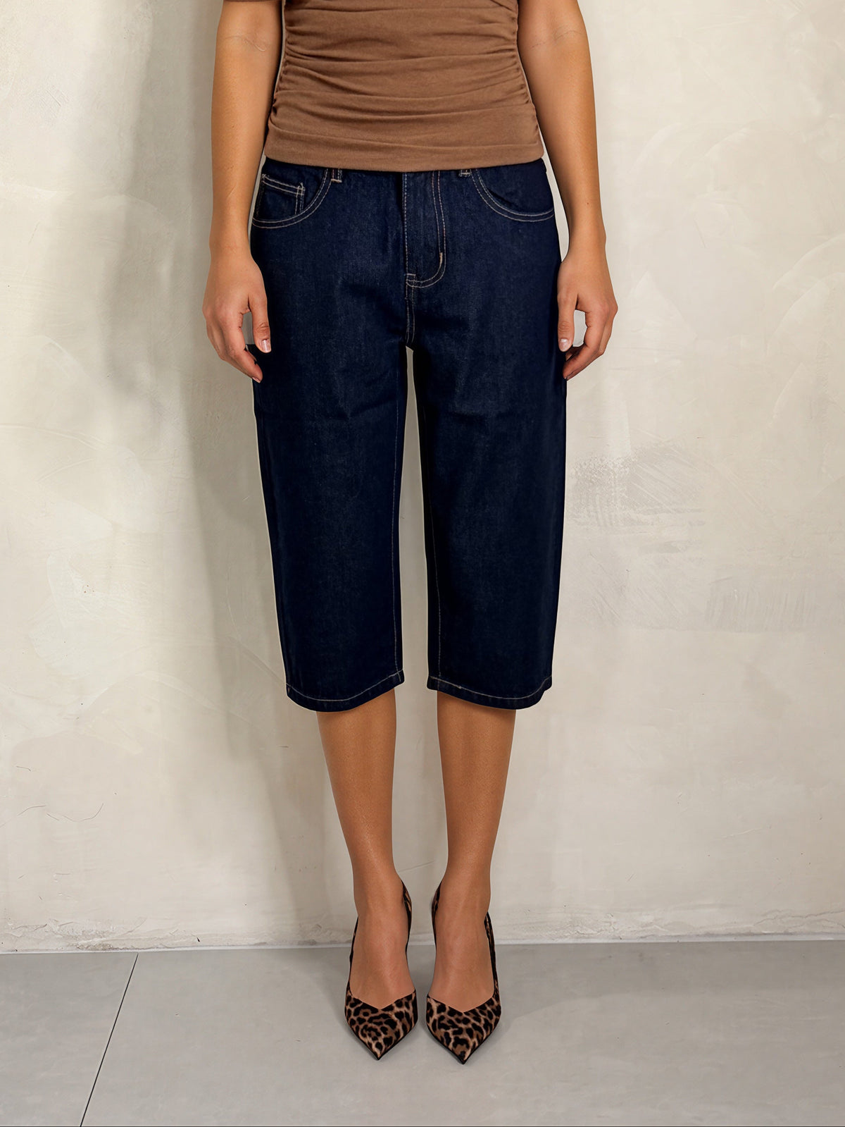 The Ravyn Denim Capri