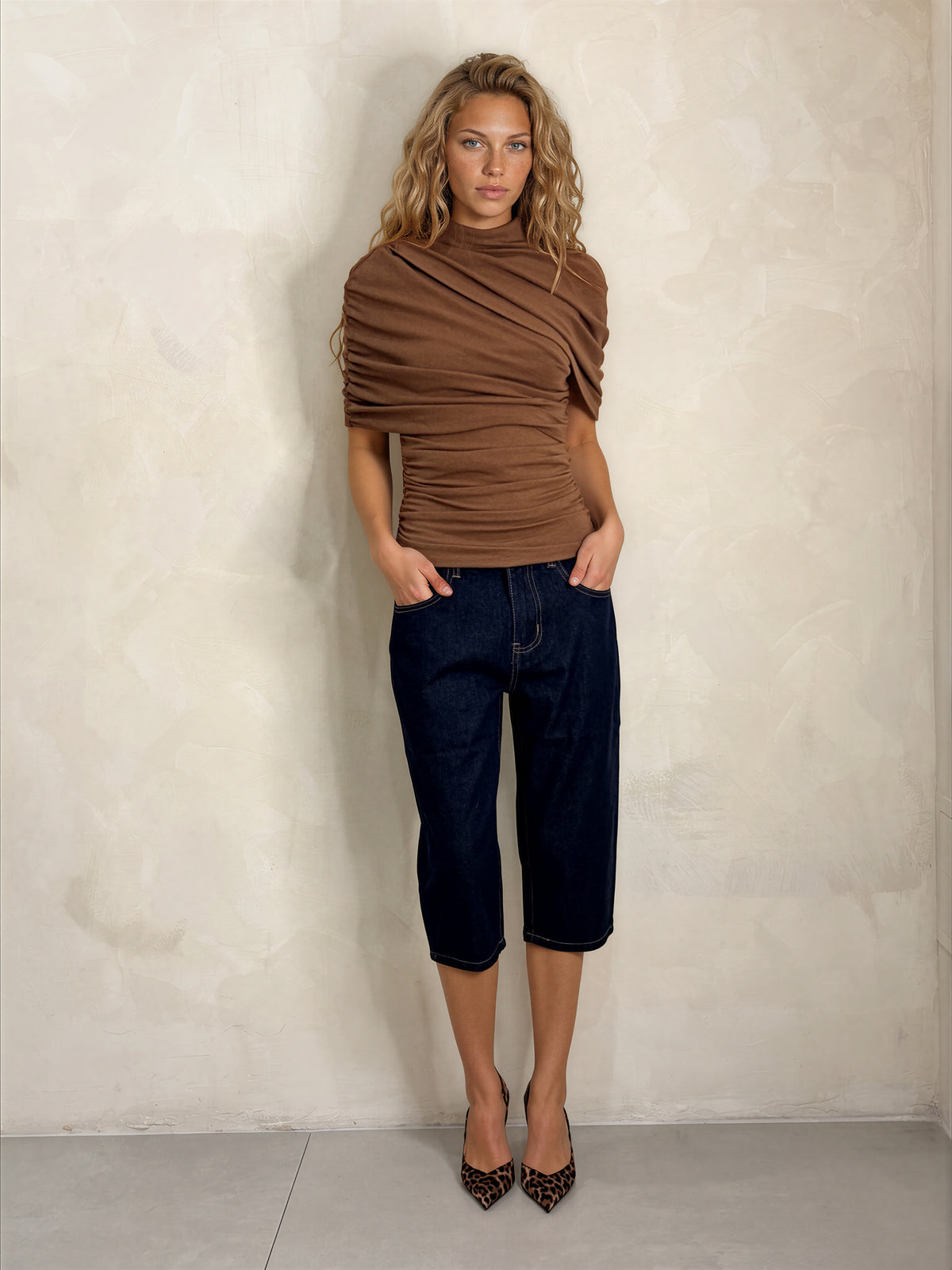 The Ravyn Denim Capri