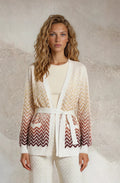 Ombre Chevron Cardi