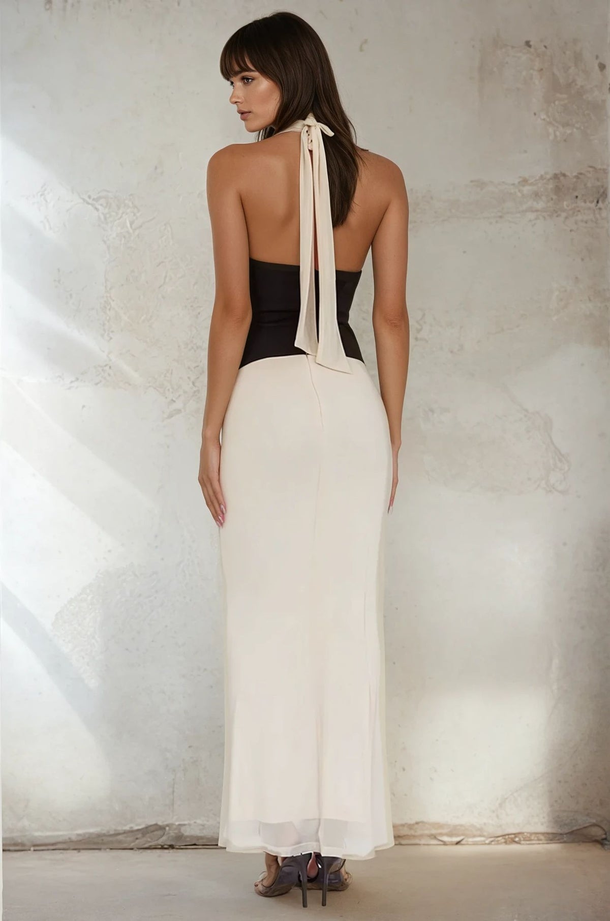 The Halter Mesh Dress