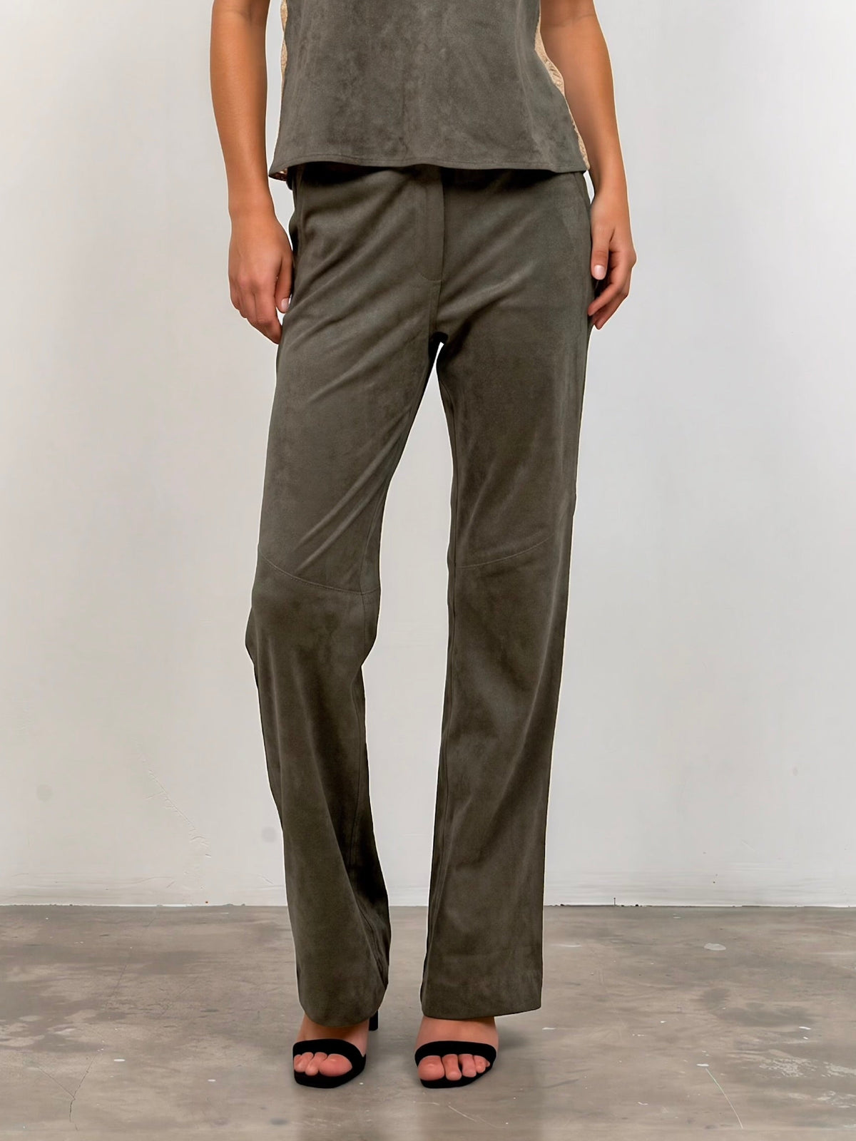 The Agnes Suede Pant