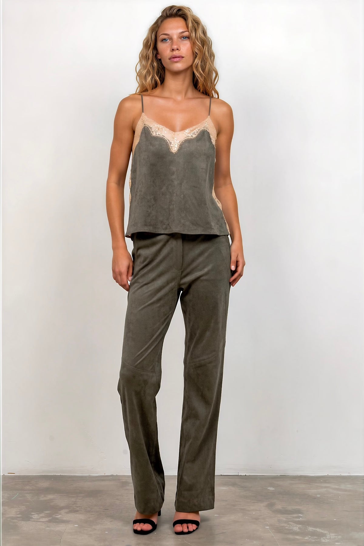 The Agnes Suede Pant