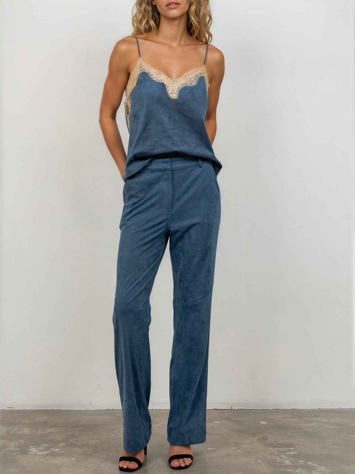The Agnes Suede Pant