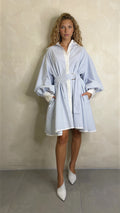 L/S Button Mini Dress