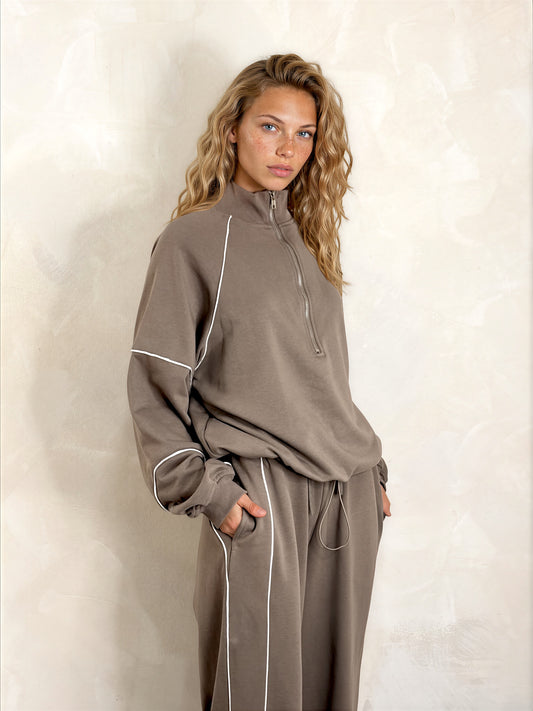 The Alice Half Zip Sweater