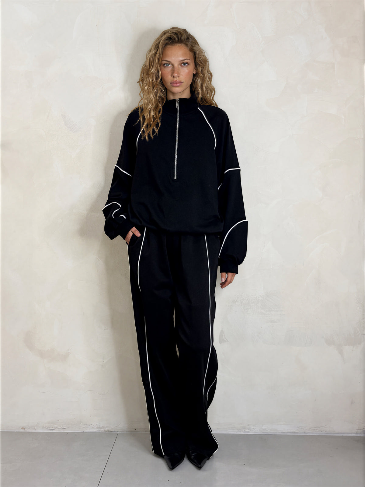 The Alice Half Zip Sweater