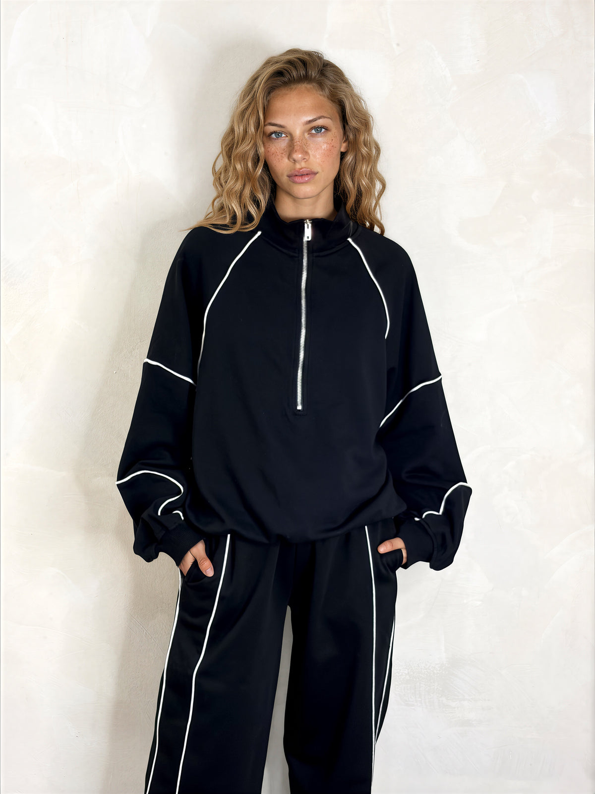 The Alice Half Zip Sweater