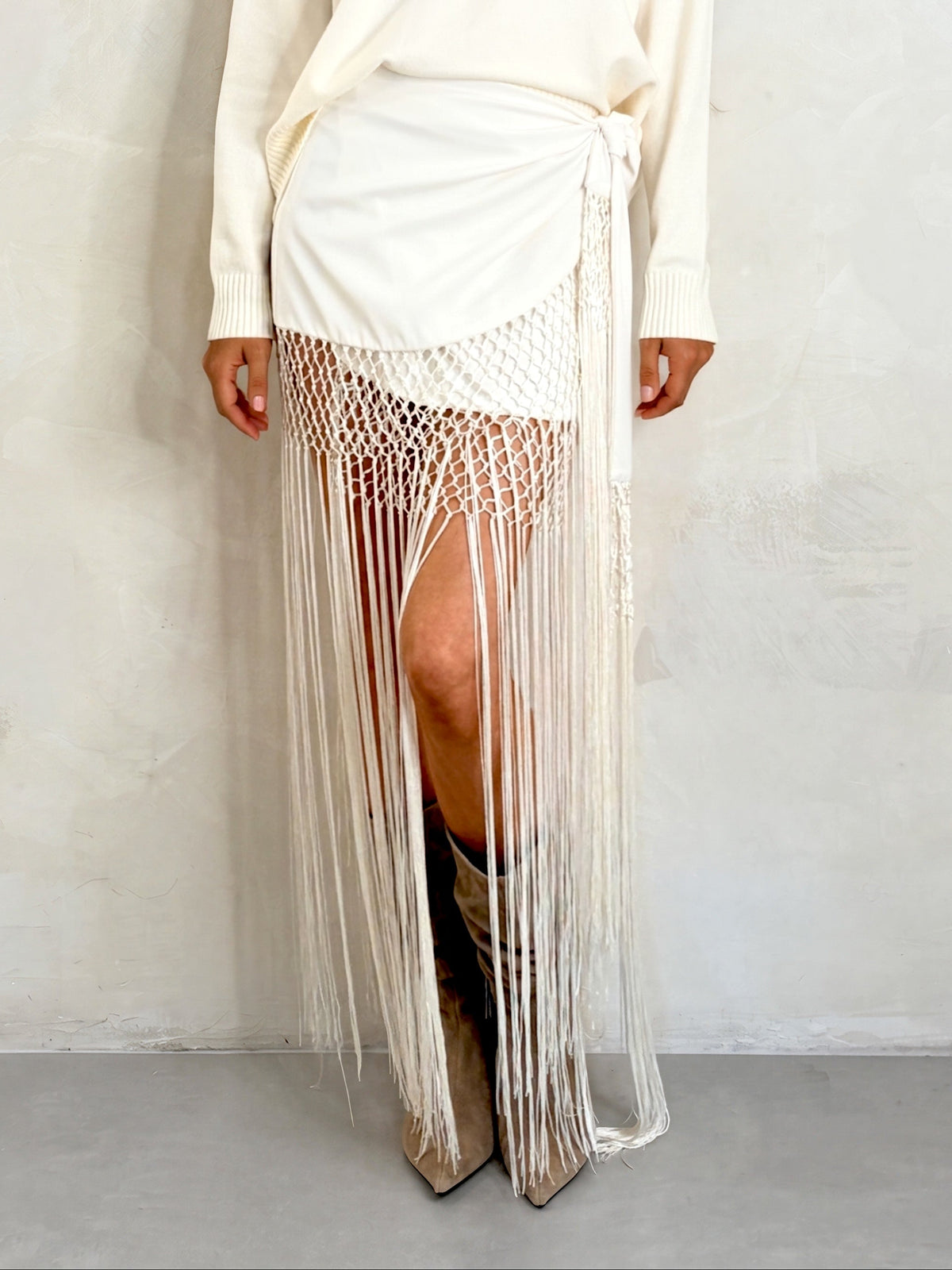 The Rossi Fringe Skirt