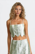 Jade Fringe Top