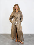 Linen Maxi Shirt Dress