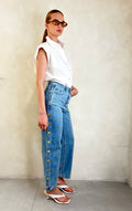Button Trim Jean