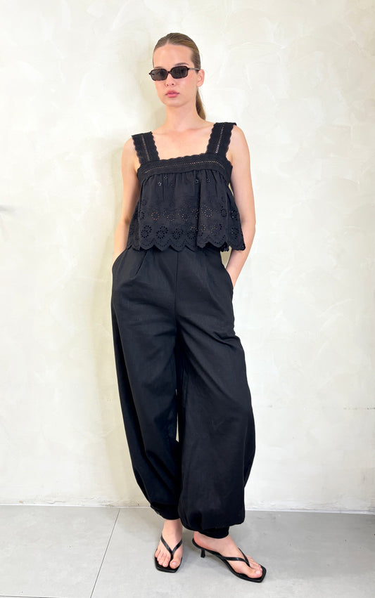 Linen Bubble Pant